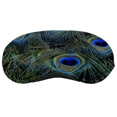 Peacock Feathers Details Sleep Mask