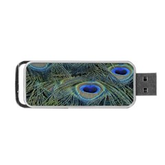 Peacock Feathers Details Portable Usb Flash (one Side) by Loisa77