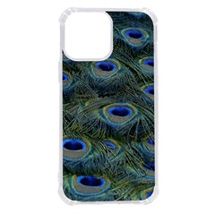 Peacock Feathers Details Iphone 13 Pro Max Tpu Uv Print Case by Loisa77