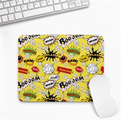 Cartoon Comics Pattern Small Mousepad by Loisa77