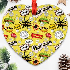 Cartoon Comics Pattern Ornament (heart)