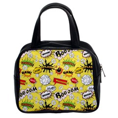 Cartoon Comics Pattern Classic Handbag (two Sides) by Loisa77