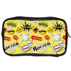 Cartoon Comics Pattern Toiletries Bag (two Sides) by Loisa77