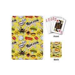 Cartoon Comics Pattern Playing Cards Single Design (mini)