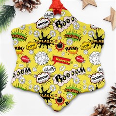 Cartoon Comics Pattern Ornament (snowflake)