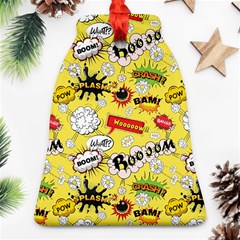 Cartoon Comics Pattern Bell Ornament (two Sides)