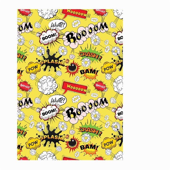 Cartoon Comics Pattern Large Garden Flag (Two Sides)