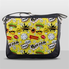 Cartoon Comics Pattern Messenger Bag