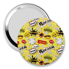 Cartoon Comics Pattern 3  Handbag Mirrors