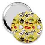 Cartoon Comics Pattern 3  Handbag Mirrors Front