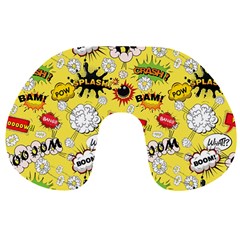 Cartoon Comics Pattern Travel Neck Pillow