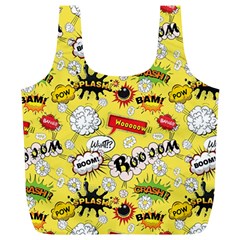 Cartoon Comics Pattern Full Print Recycle Bag (xl)