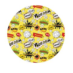 Cartoon Comics Pattern Mini Round Pill Box by Loisa77