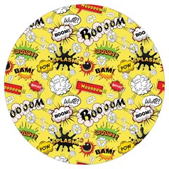 Cartoon Comics Pattern Round Trivet by Loisa77