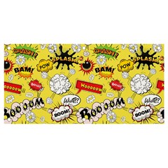 Cartoon Comics Pattern Banner And Sign 4  X 2  by Loisa77