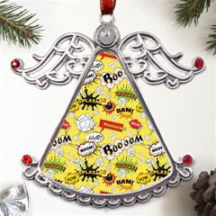 Cartoon Comics Pattern Metal Angel With Crystal Ornament