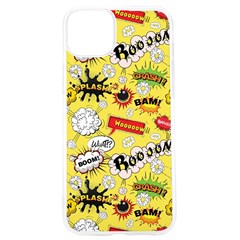 Cartoon Comics Pattern Iphone 15 Pro Tpu Uv Print Case by Loisa77