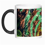 Monkey Tiger Bird Parrot Forest Jungle Style Morph Mug Left