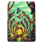 Monkey Tiger Bird Parrot Forest Jungle Style Removable Flap Cover (L) Front