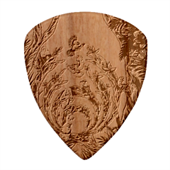 Monkey Tiger Bird Parrot Forest Jungle Style Wood Guitar Pick (set Of 10) by Grandong