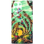 Monkey Tiger Bird Parrot Forest Jungle Style Samsung Galaxy S24 Ultra 6.9 Inch Black TPU UV Case Front