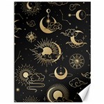 Asian Seamless Pattern With Clouds Moon Sun Stars Vector Collection Oriental Chinese Japanese Korean Canvas 36  x 48  35.26 x46.15  Canvas - 1