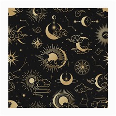 Asian Seamless Pattern With Clouds Moon Sun Stars Vector Collection Oriental Chinese Japanese Korean Medium Glasses Cloth (2 Sides)