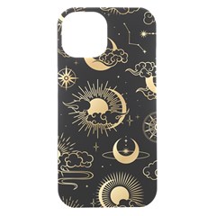 Asian Seamless Pattern With Clouds Moon Sun Stars Vector Collection Oriental Chinese Japanese Korean Iphone 15 Plus Black Uv Print Pc Hardshell Case by Grandong