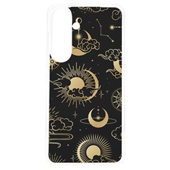 Asian Seamless Pattern With Clouds Moon Sun Stars Vector Collection Oriental Chinese Japanese Korean Samsung Galaxy S24 6 2 Inch Tpu Uv Case by Grandong