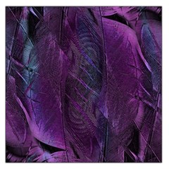 Feather Pattern Texture Form Square Satin Scarf (36  X 36 ) by Grandong