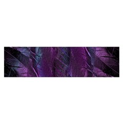 Feather Pattern Texture Form Oblong Satin Scarf (16  X 60 ) by Grandong