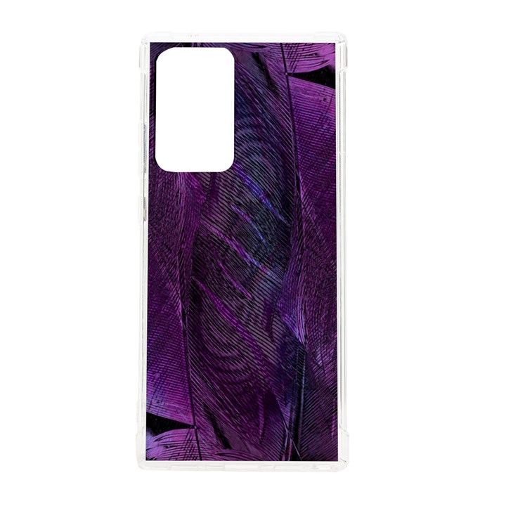 Feather Pattern Texture Form Samsung Galaxy Note 20 Ultra TPU UV Case