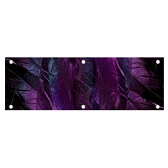 Feather Pattern Texture Form Banner And Sign 6  X 2  by Grandong