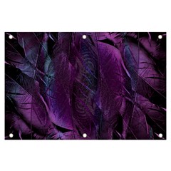 Feather Pattern Texture Form Banner And Sign 6  X 4  by Grandong