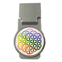 Mandala Rainbow Colorful Money Clips (round) 