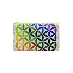 Mandala Rainbow Colorful Cosmetic Bag (xs)