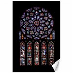 Chartres Cathedral Notre Dame De Paris Stained Glass Canvas 20  x 30  19.62 x28.9  Canvas - 1