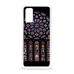 Chartres Cathedral Notre Dame De Paris Stained Glass Samsung Galaxy S20 6 2 Inch Tpu Uv Case by Grandong