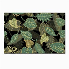 Autumn Fallen Leaves Dried Leaves Postcard 4 x 6  (pkg Of 10)