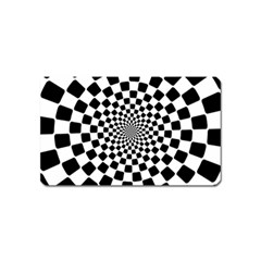 Geomtric Pattern Illusion Shapes Magnet (name Card)