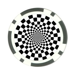 Geomtric Pattern Illusion Shapes Poker Chip Card Guard (10 Pack)