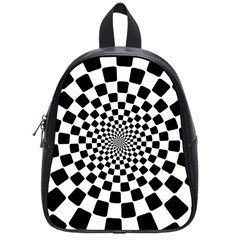 Geomtric Pattern Illusion Shapes School Bag (small)