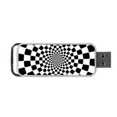 Geomtric Pattern Illusion Shapes Portable Usb Flash (two Sides)