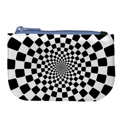 Geomtric Pattern Illusion Shapes Large Coin Purse by Grandong