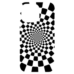 Geomtric Pattern Illusion Shapes Iphone 14 Pro Max Black Uv Print Case by Grandong