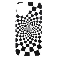 Geomtric Pattern Illusion Shapes Iphone 15 Black Uv Print Pc Hardshell Case