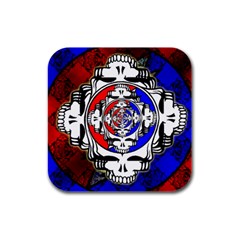 The Grateful Dead Rubber Square Coaster (4 Pack) by Grandong