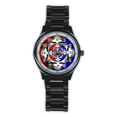 The Grateful Dead Stainless Steel Round Watch by Grandong