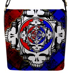 The Grateful Dead Flap Closure Messenger Bag (s) by Grandong