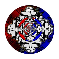 The Grateful Dead Round Ornament (two Sides) by Grandong